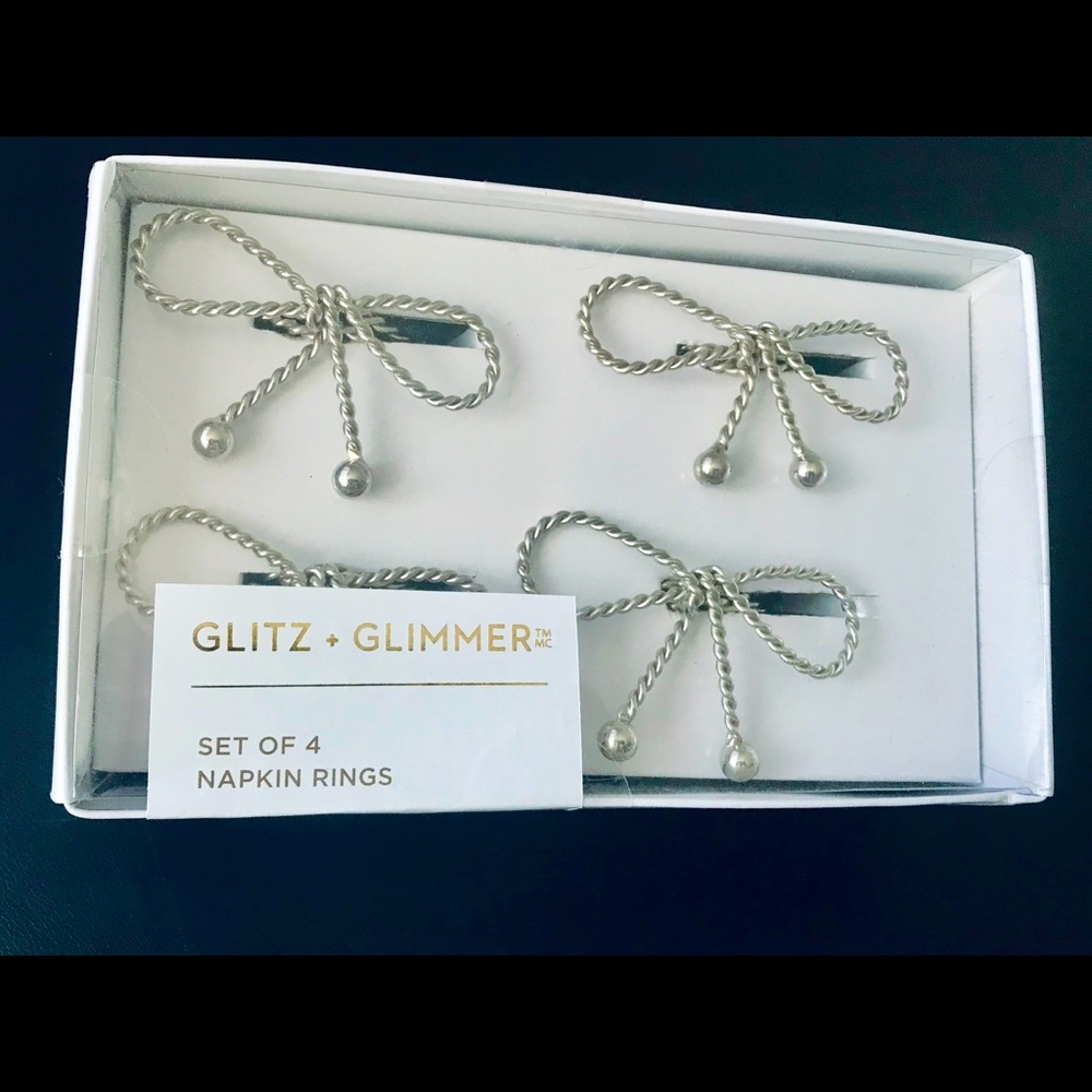 Sterling Silver Napkin Rings (Set of 4)